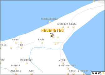 map of Hedensted