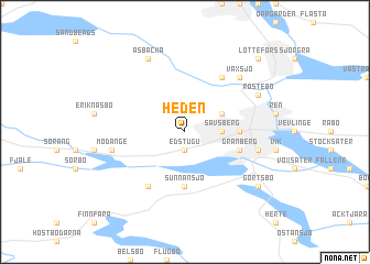 map of Heden