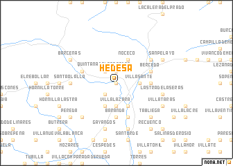 map of Hedesa