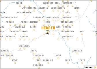 map of Hédéta