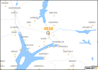 map of Hede