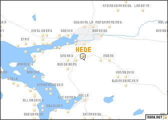 map of Hede