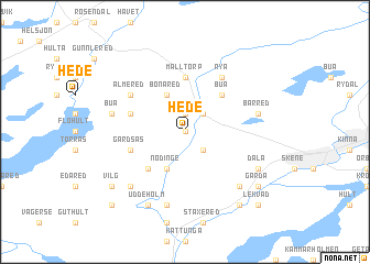 map of Hede