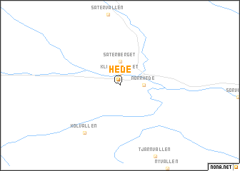 map of Hede