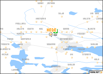 map of Hede