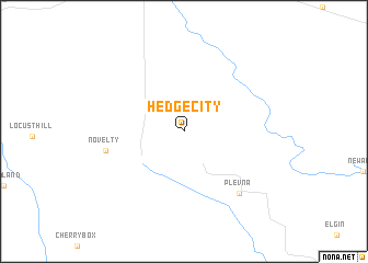 map of Hedge City