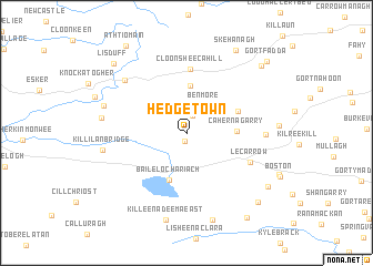 map of Hedgetown