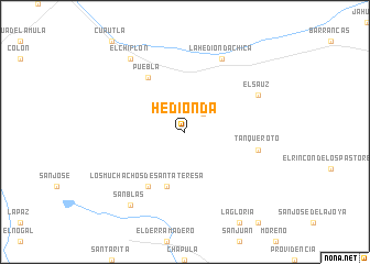 map of Hedionda