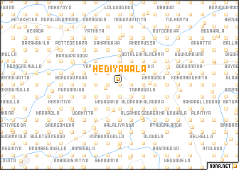 map of Hediyawala