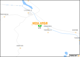 map of Hedlunda