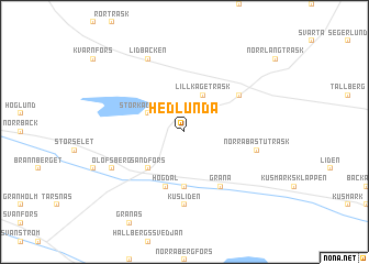 map of Hedlunda