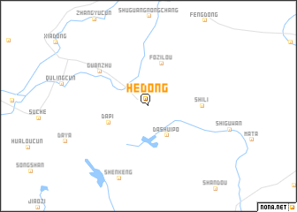 map of Hedong