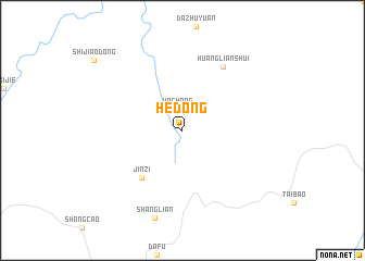 map of Hedong
