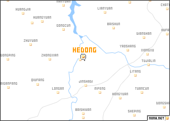 map of Hedong