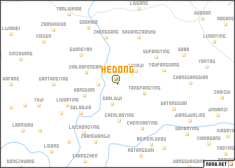 map of Hedong