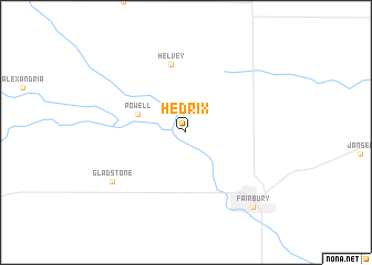 map of Hedrix