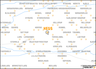 map of Heds