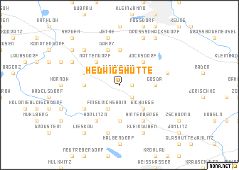 map of Hedwigshütte