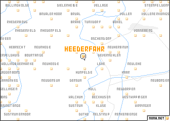 map of Heederfähr