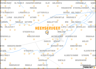 map of Heemserveen