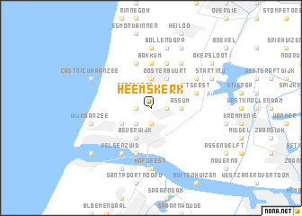 map of Heemskerk