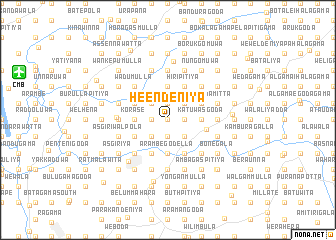 map of Heendeniya