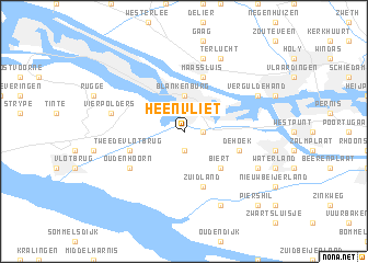 map of Heenvliet