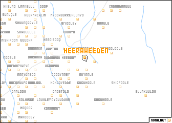 map of Heer Aw Eeden