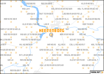 map of Heerenborg