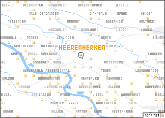 map of Heeren-Herken