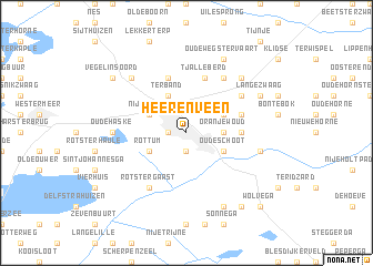 Heerenveen (Netherlands) map - nona.net