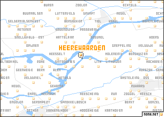 map of Heerewaarden