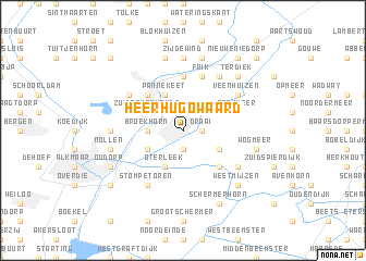 map of Heerhugowaard