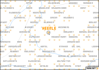 map of Heerle
