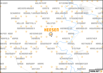 map of Heesen