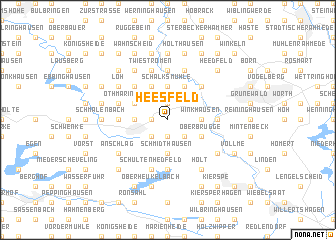 map of Heesfeld