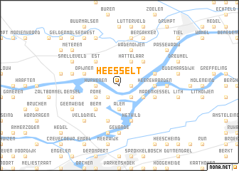 map of Heesselt