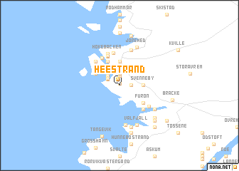 map of Heestrand