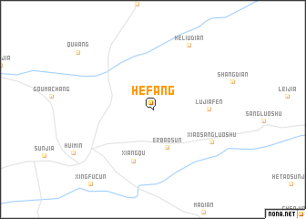 map of Hefang