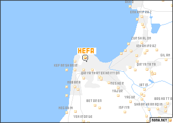 map of H̱efa