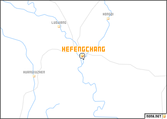 map of Hefengchang