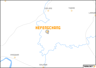 map of Hefengchang