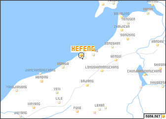 map of Hefeng