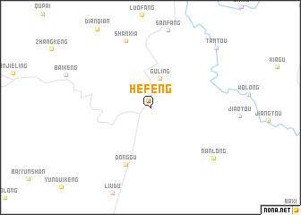 map of Hefeng