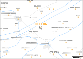 map of Hefeng