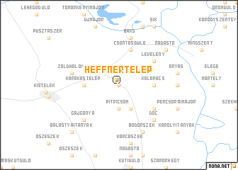 map of Heffnertelep