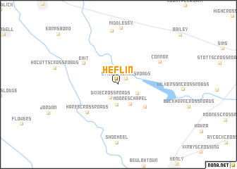 map of Heflin
