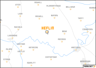 map of Heflin