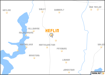 map of Heflin