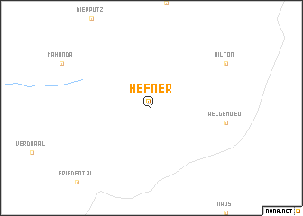 map of Hefner